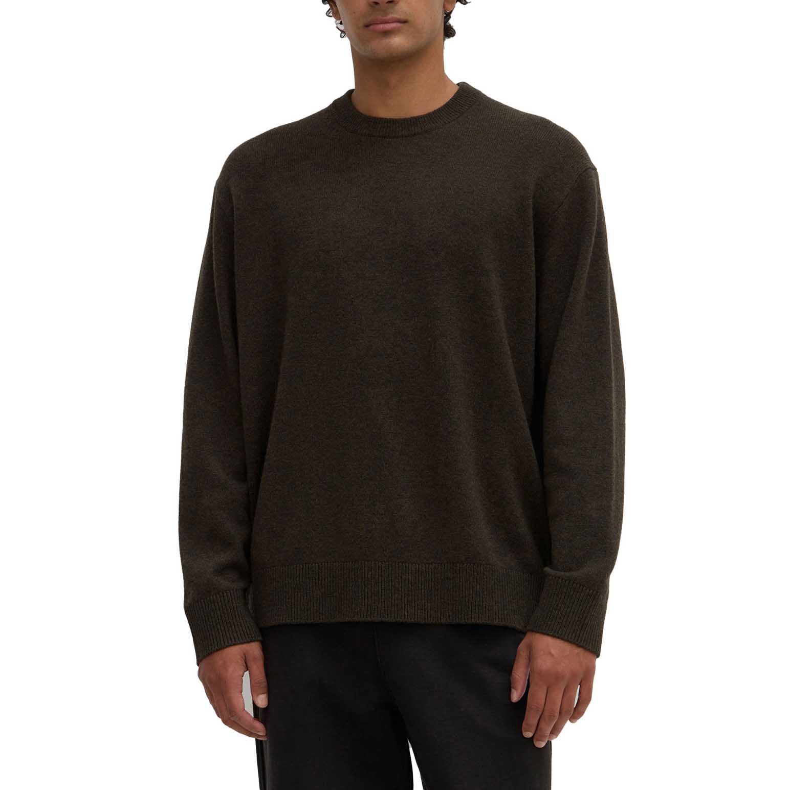 Assembly Label Ryan Merino Crew Neck Knit Sorrel Marle